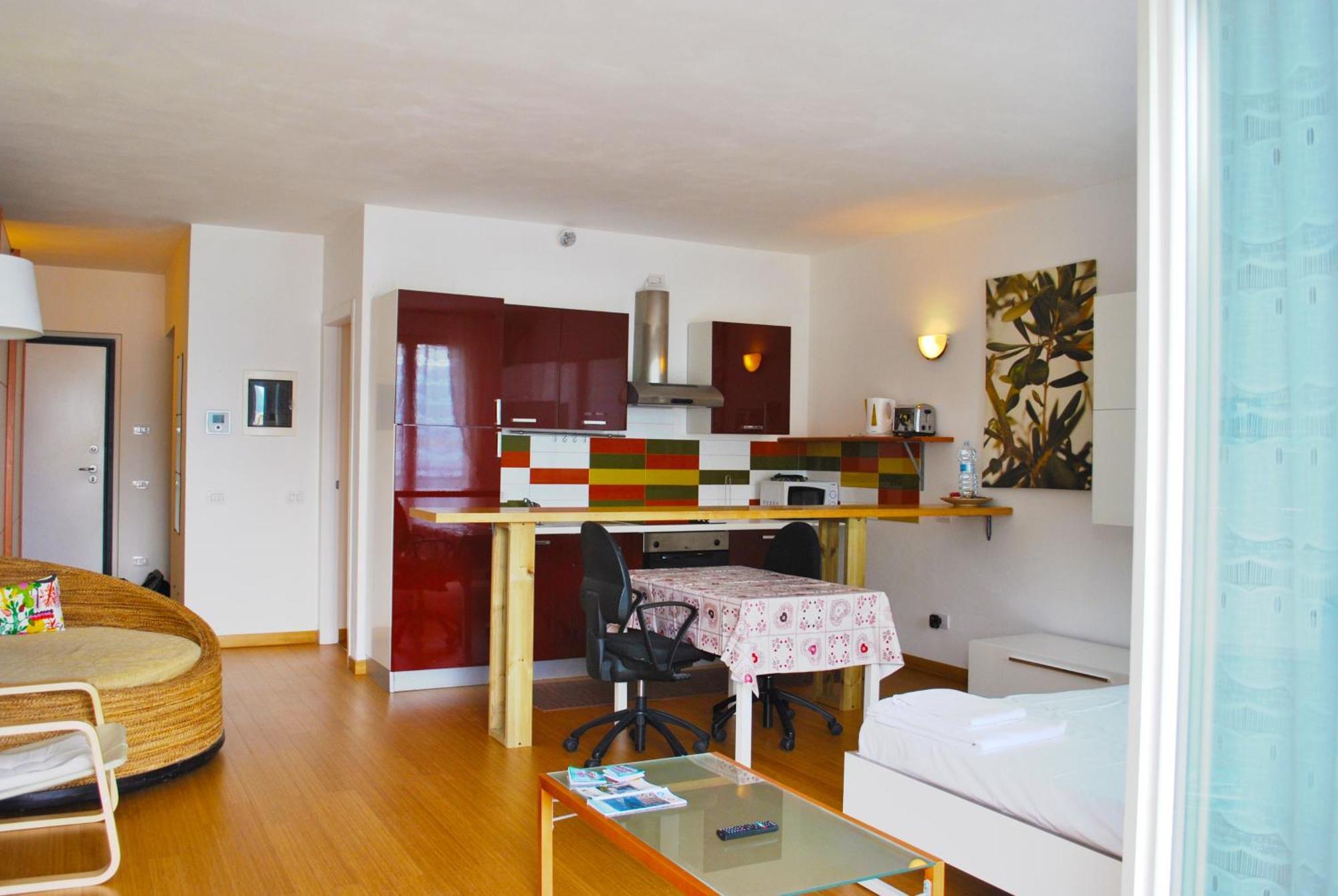 Studio Apartment Open Space With Terrace アルジェーニョ エクステリア 写真